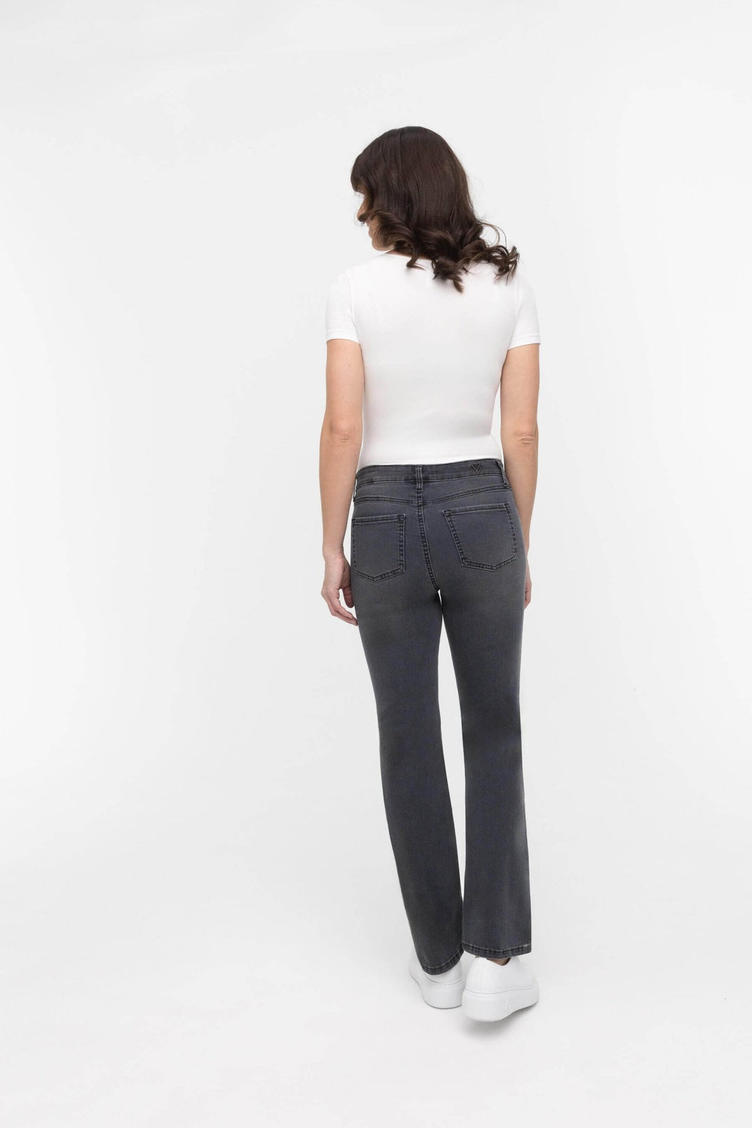 wonderjeans Relaxed Straight Black Stone